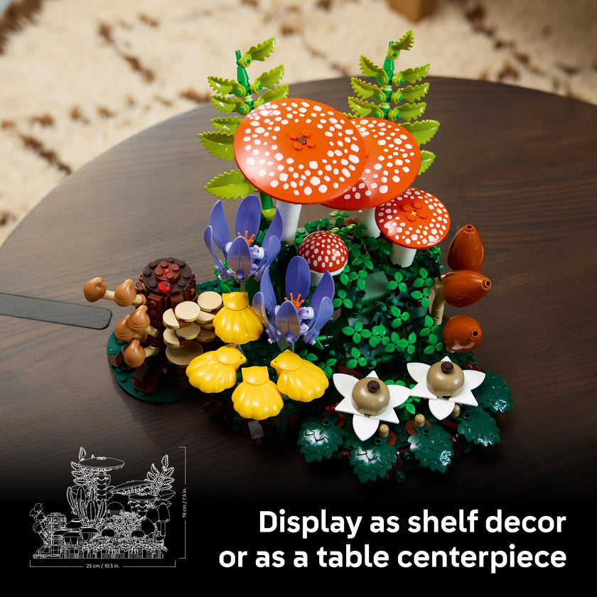 LEGO Botanicals Woodland Mushrooms - Building Set for Adults, Ages 18+ - Mushroom Decor for Home Office, Desk - Gifts for Women & Men - Craft Activity - 11505 🍁 All In One Marketplace Canada