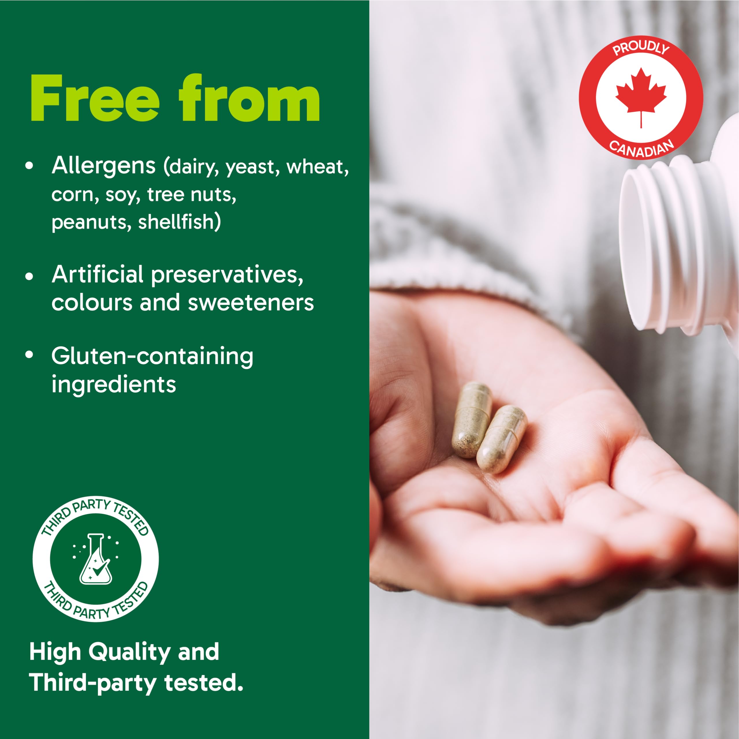 Organika Canadian-Made Vegetarian Collagen - Sourced From Natural Eggshell Membrane | For Healthier Skin, Hair, Nails and Joints - 60vcaps 🍁 All In One Marketplace Canada