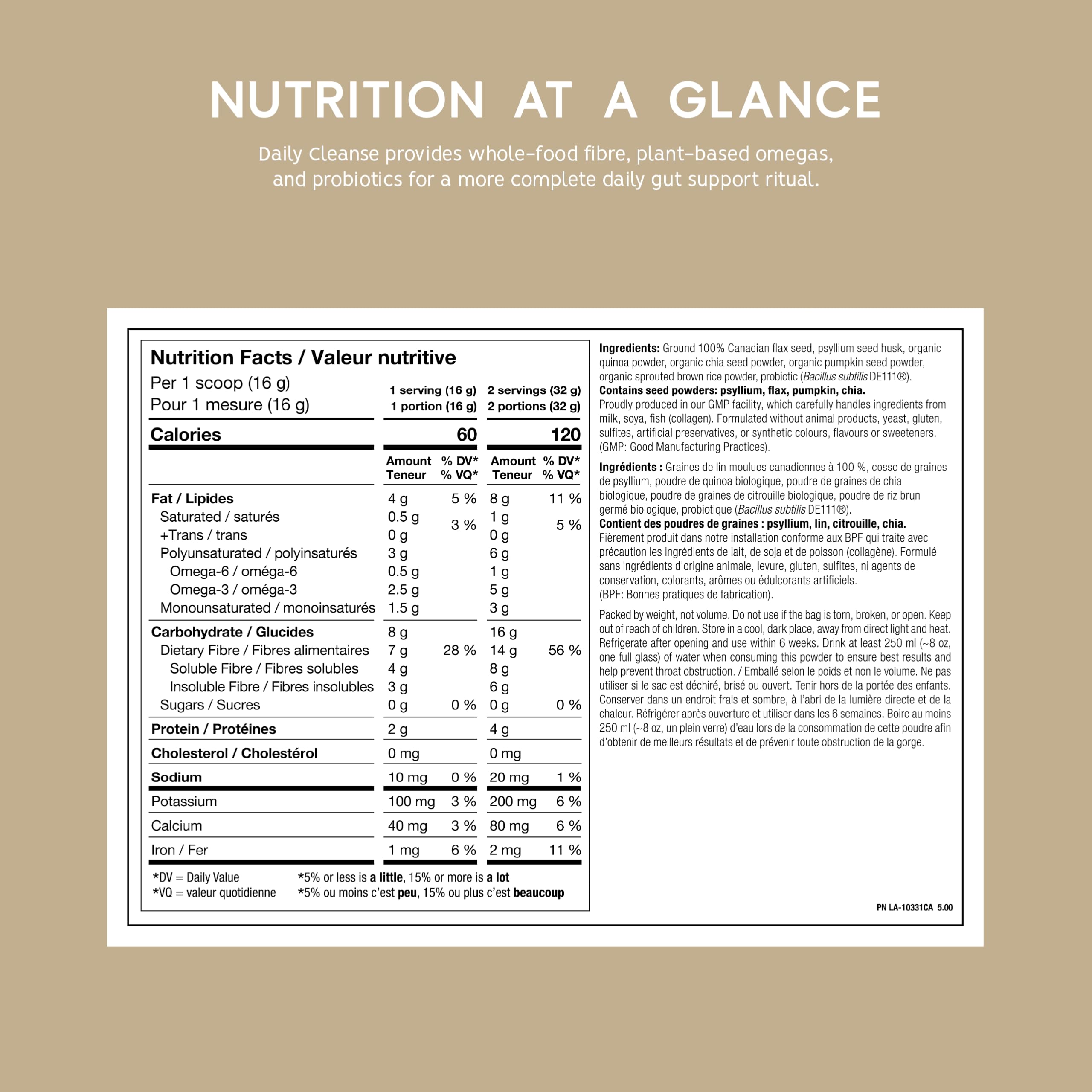 North Coast Naturals Ultimate Daily Cleanse with Superior Fibre (1 kg (pack of 1)) 🍁 All In One Marketplace Canada