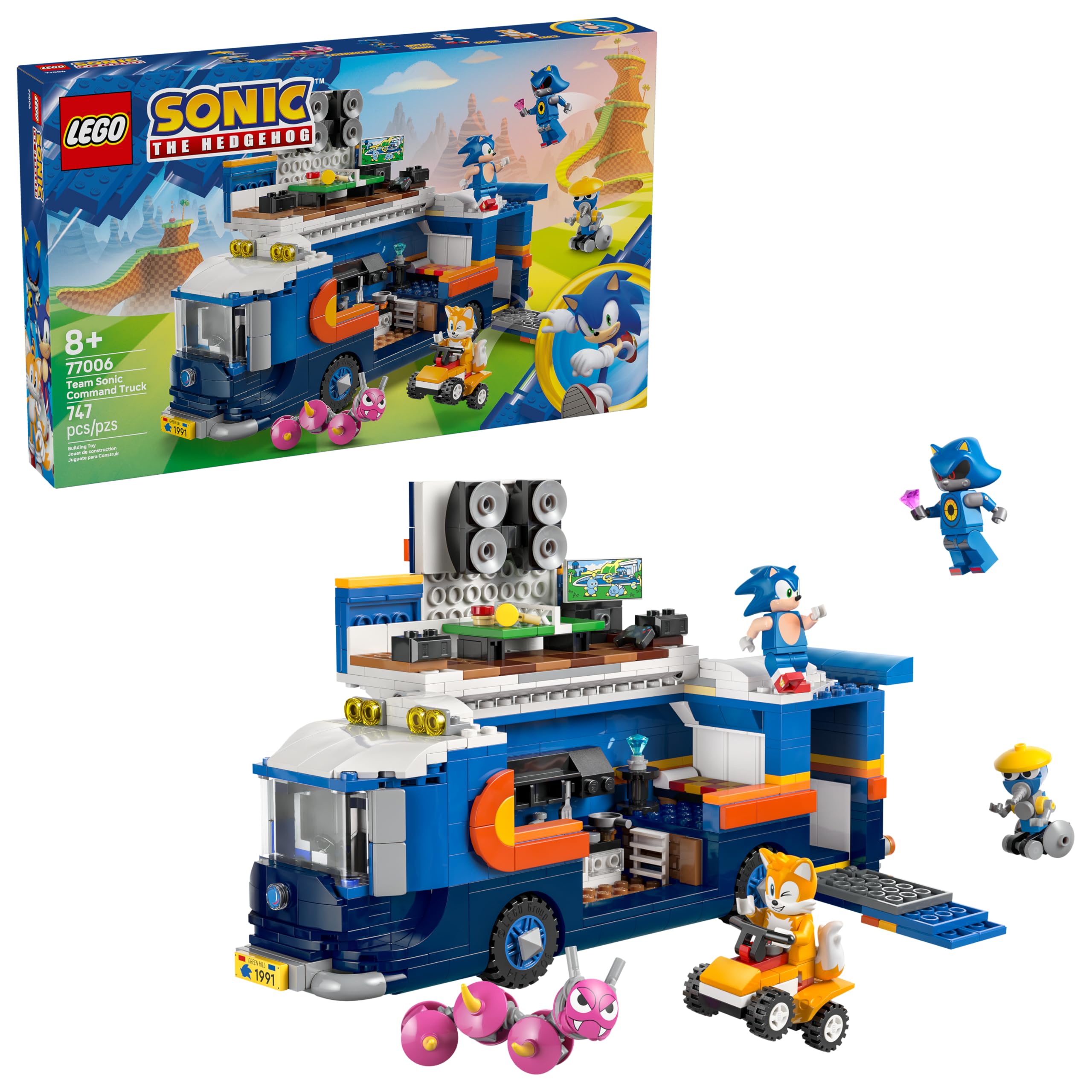 LEGO Sonic The Hedgehog Team Sonic Command Truck Building Toy - Pretend Play Vehicle W/5 Figures for Boys & Girls, Ages 8+ - Toy Building Blocks for Kids - Gift Idea for Birthdays - 77006 🍁 All In One Marketplace Canada