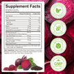 Beetroot Gummies, 90 Count - Non-GMO Beet Root Supplement for Healthy Circulation & Energy - Natural Vegan Fruit Flavor 🍁 All In One Marketplace Canada