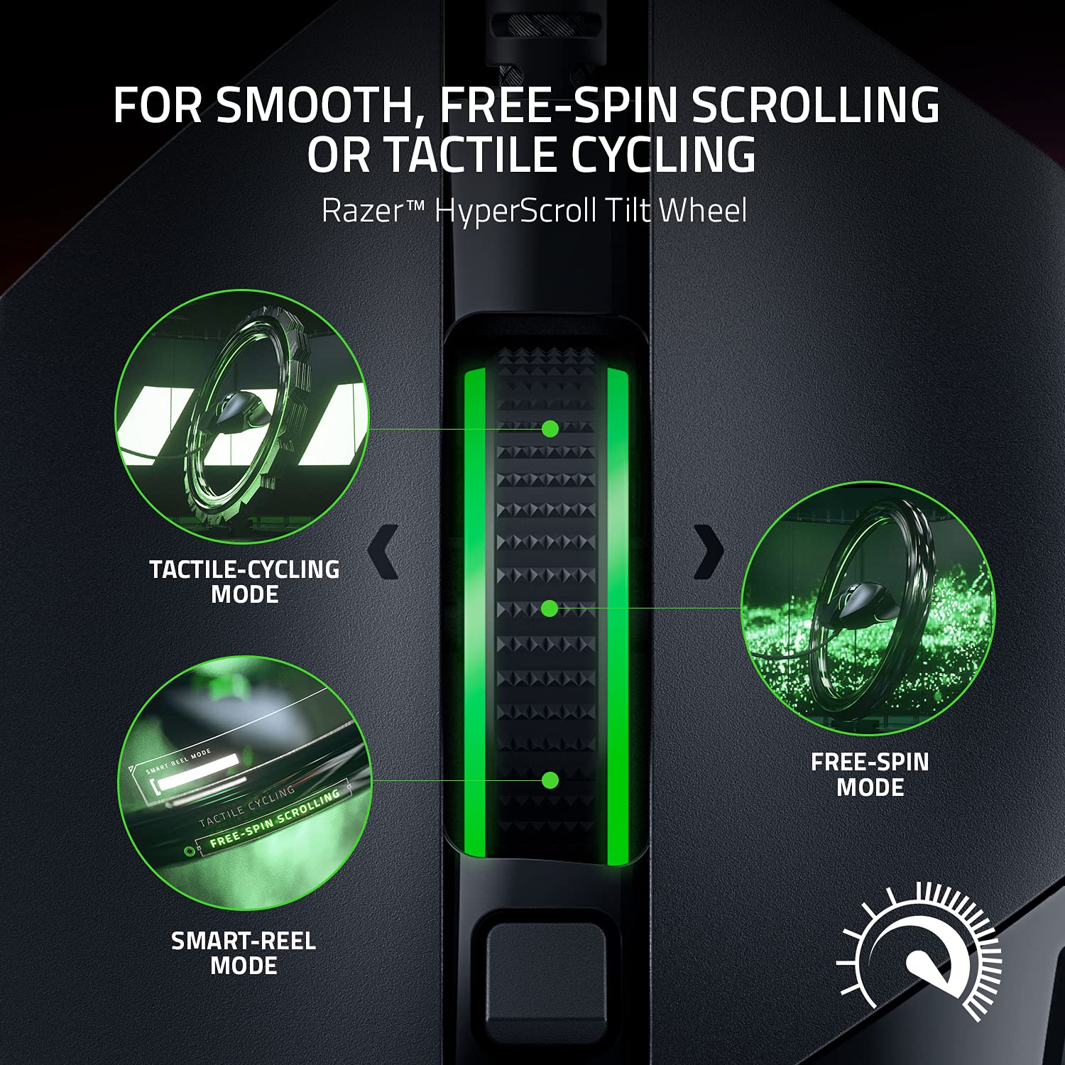 Razer Basilisk V3 Wired Gaming Mouse: HyperScroll Tilt Wheel - 26K DPI Optical Sensor - Gen-3 Optical Switches - 13-Zone Chroma RGB with Underglow - 13 Programmable Controls - Black 🍁 All In One Marketplace Canada
