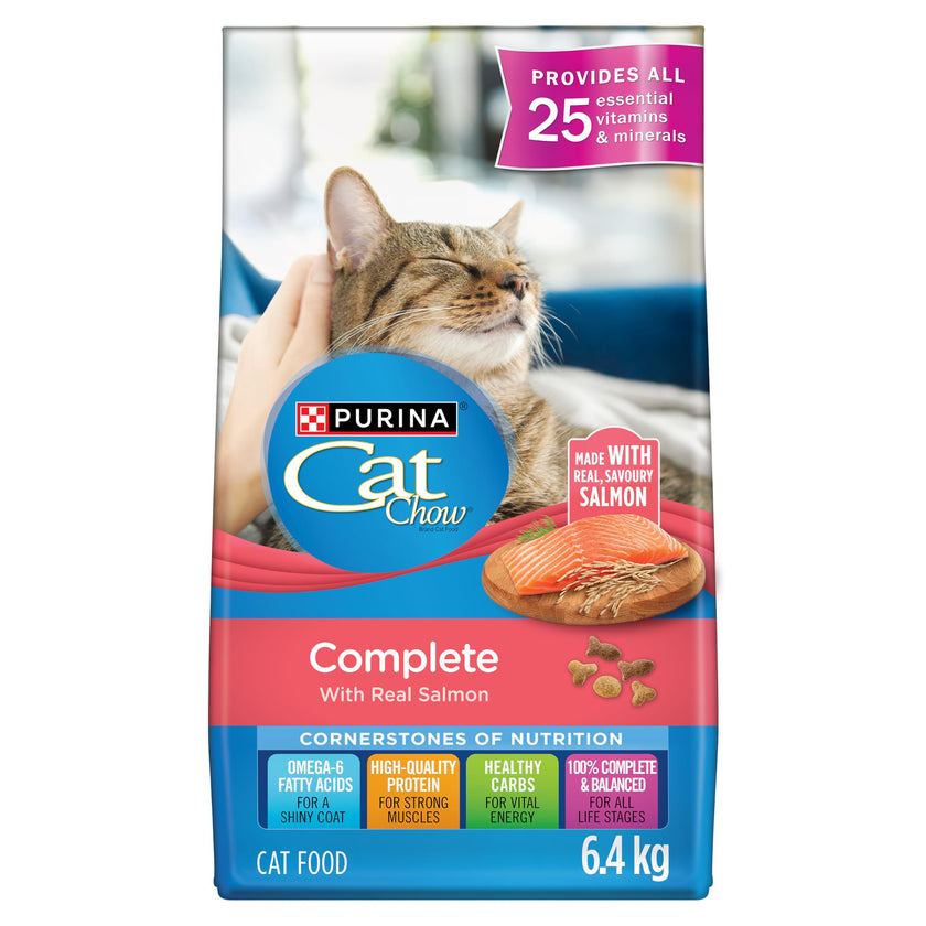 Cat Chow Complete Dry Cat Food, Salmon 6.4kg 🍁 All In One Marketplace Canada