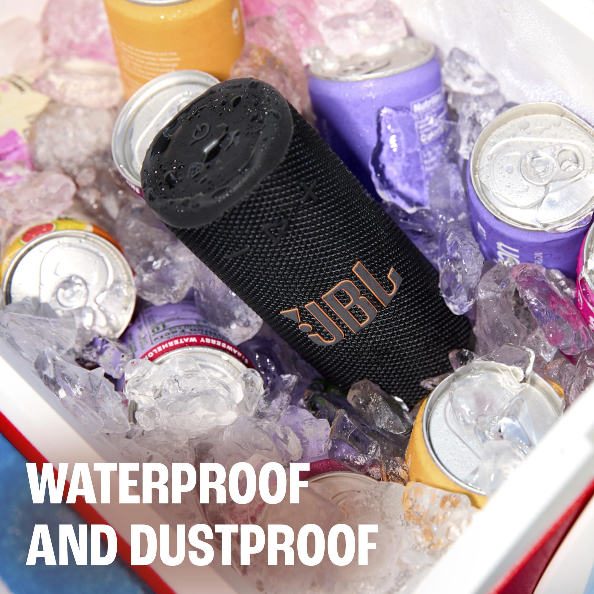 JBL Grip - Compact Bluetooth Speaker with Bold JBL Pro Sound and Ambient Light, up to 14 Hours of Playtime, Water, Dust and Drop-Proof (IP68), & Multi-Speaker Connection with Auracast (Black) 🍁 All In One Marketplace Canada
