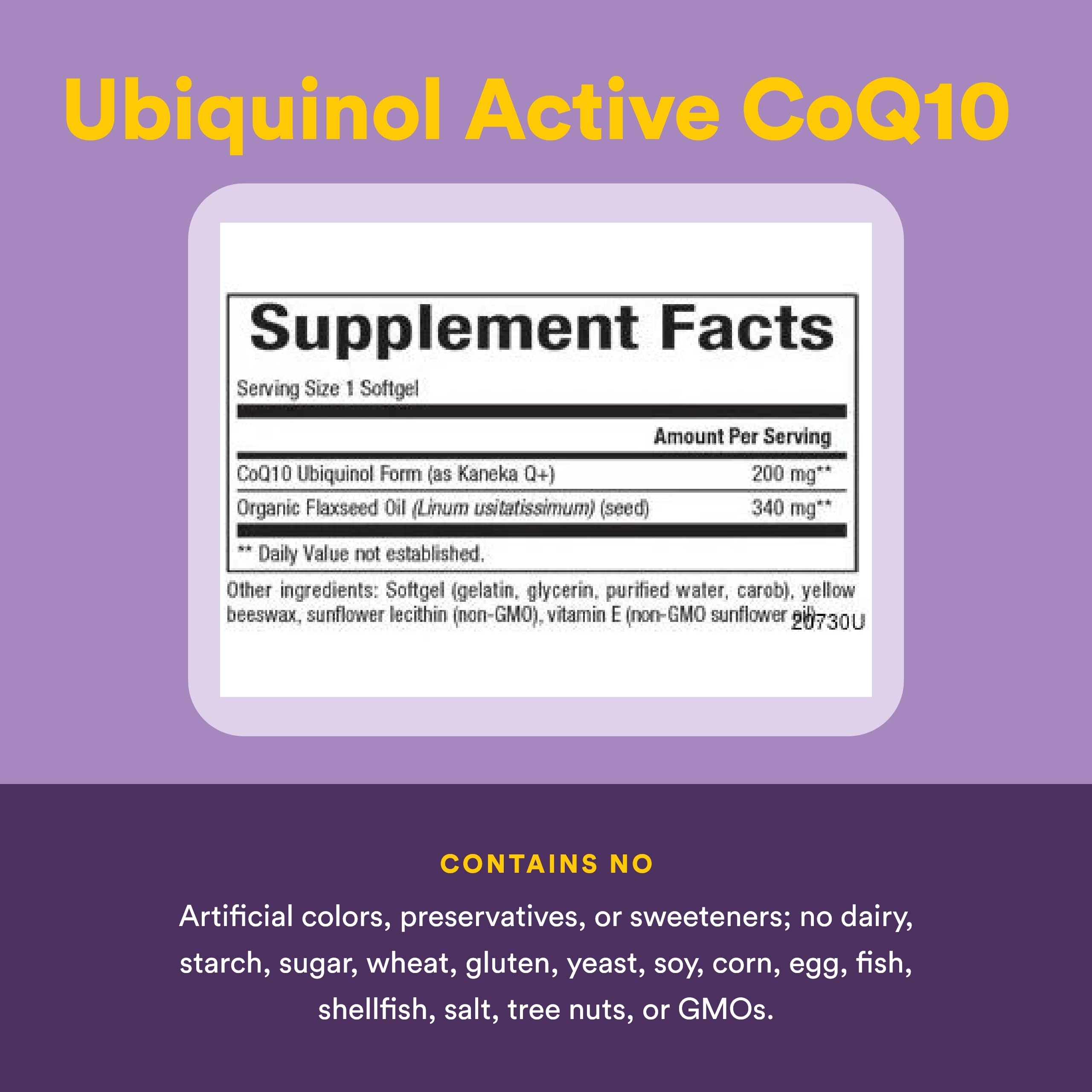 Natural Factors - Ubiquinol Active CoQ10 200mg, 60 Softgels 🍁 All In One Marketplace Canada