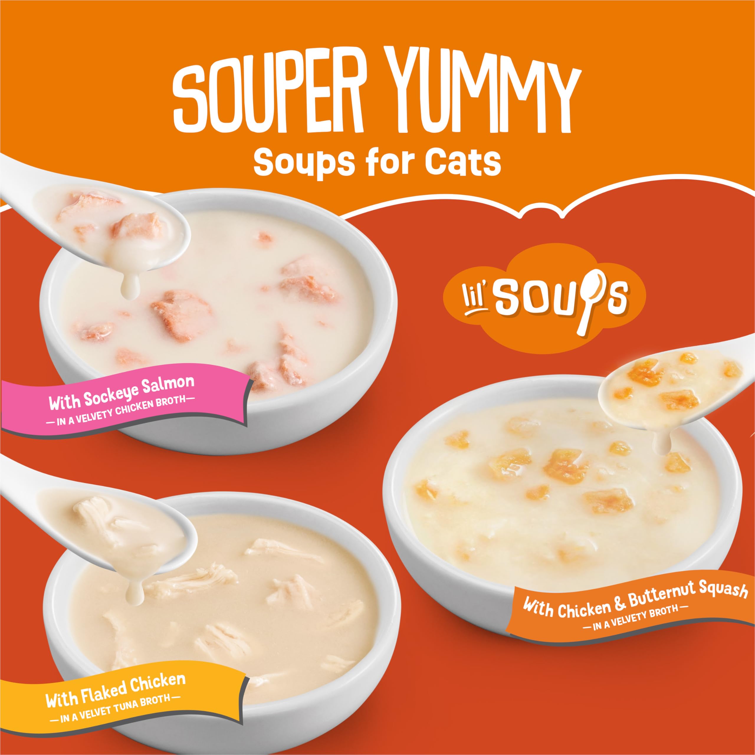 Friskies Lil' Soups Cat Treats, Greatest Hits Cups 34g (18 Pack x 2) 🍁 All In One Marketplace Canada
