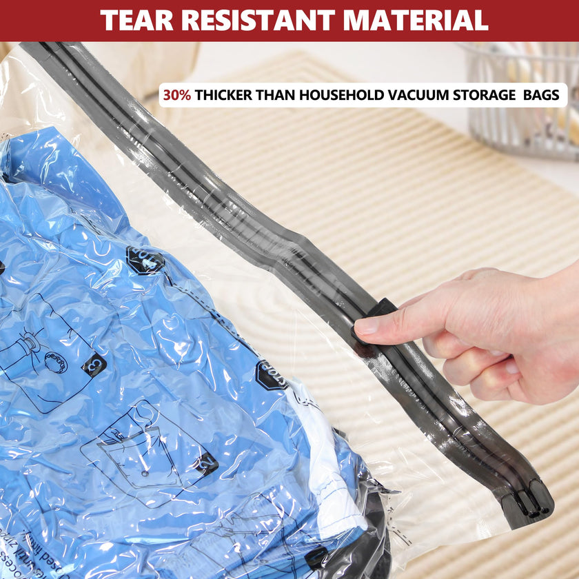 Vacuum Seal Bags for Clothing Travel and Home Storage, Travel Vacuum Bags with Electric Pump, Space Saver Compression Packing Cubes for Luggage Suitcase Bedding Blankets Clothes, 12 Combo 🍁 All In One Marketplace Canada