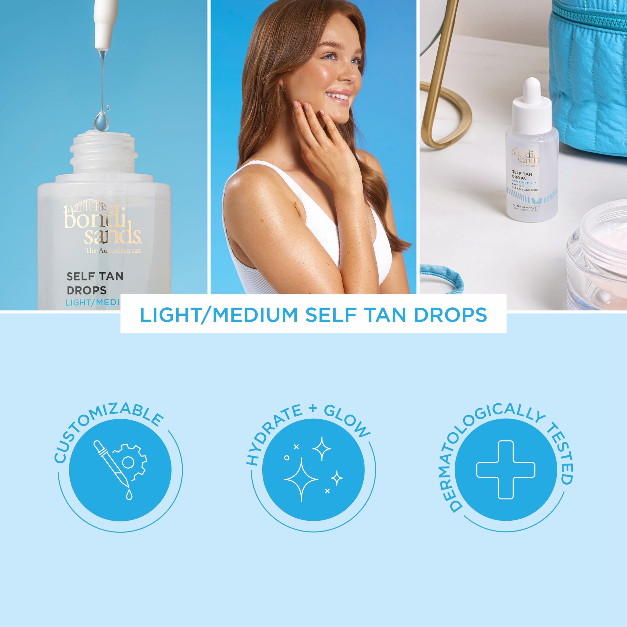 Bondi Sands Self Tanning Drops Light/Medium 30ml 🍁 All In One Marketplace Canada