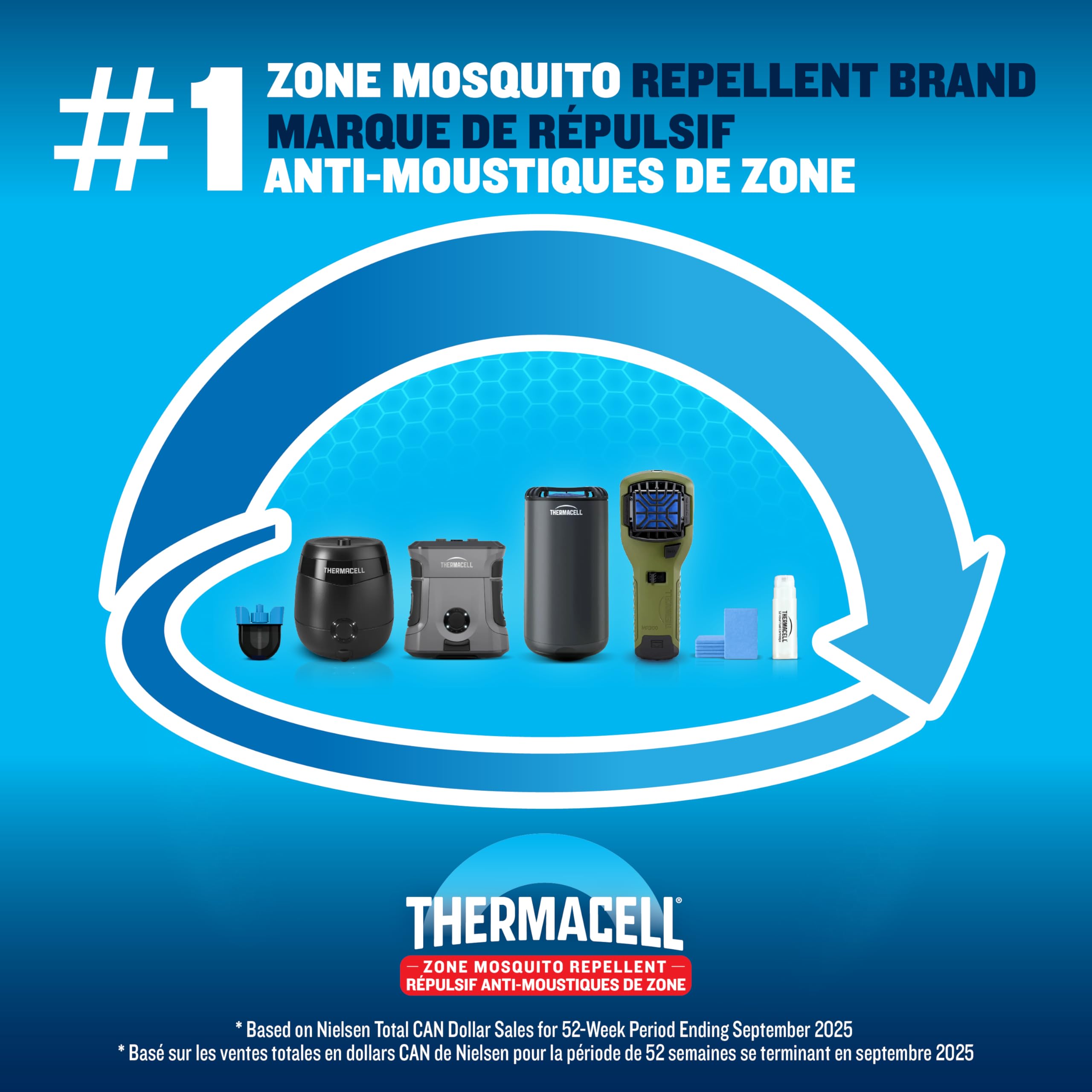 Thermacell Mosquito Rechargeable Repeller Refills; 36 Hours; Compatible with Thermacell E-Series & Radius Only; 20 Foot (6 m) Mosquito Repellent Zone; Deet Free Bug Spray Alternative; Scent Free 🍁 All In One Marketplace Canada