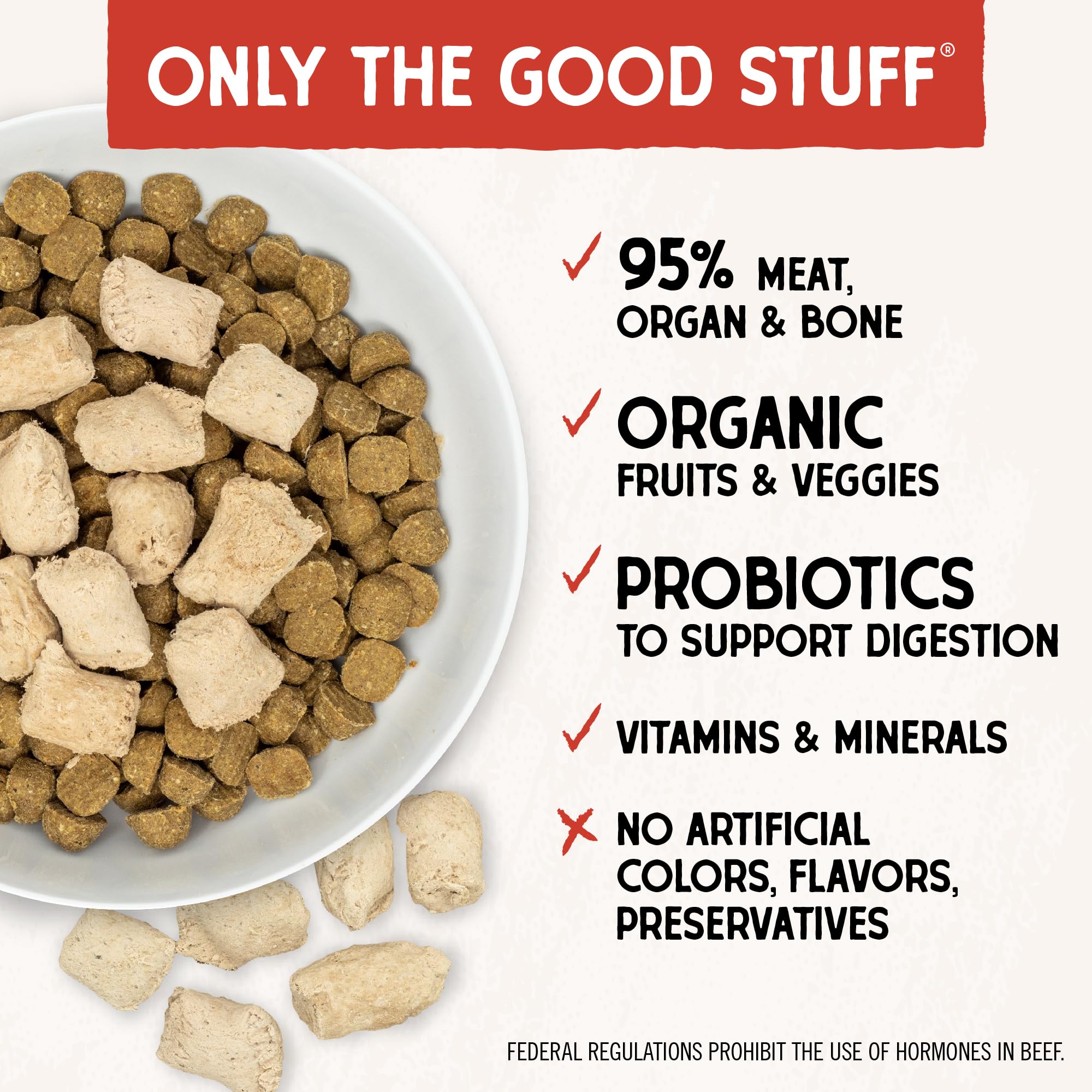 Stella & Chewy’s Freeze Dried Raw Super Beef Meal Mixer – Dog Food Topper for Small & Large Breeds – Grain Free, Protein Rich Recipe – 510g Bag 🍁 All In One Marketplace Canada