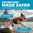 Outward Hound Granby Splash Dog Life Jacket with Handle, Reflective Floating Vest for Swimming & Boating, Maximum Buoyancy, All Skill Levels, Small Dogs & Puppies (16–20