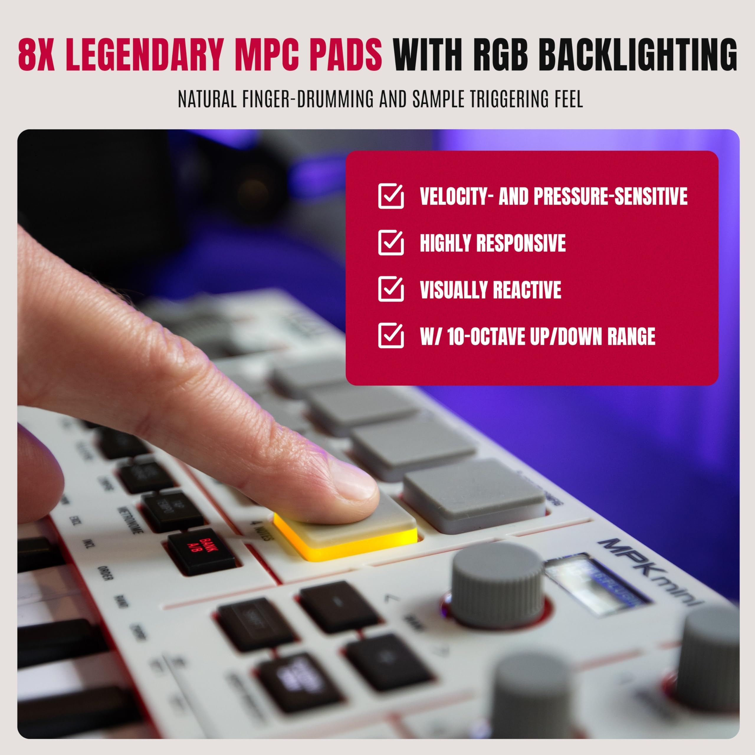 Akai Professional MPK Mini IV 25-Key USB-C MIDI Keyboard Controller, Grey 🍁 All In One Marketplace Canada