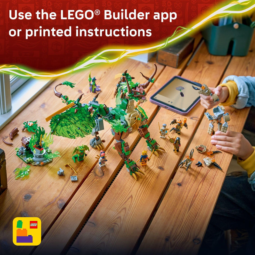 LEGO NINJAGO The Dragon of Life Building Toy for Boys & Girls - Poseable Dragon Toy Figure & Playset for Kids, Ages 9+ - W/Mini Mech & 8 Minifigures for Pretend Play - Gift Idea for Birthdays - 71859 🍁 All In One Marketplace Canada