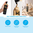 Bondi Sands Liquid Gold Self Tanning Foam | No Wash Off | Lightweight + Quick Dry Foam Enriched with Argan Oil, Provides a Hydrated Streak-Free Tan | 150mL 🍁 All In One Marketplace Canada