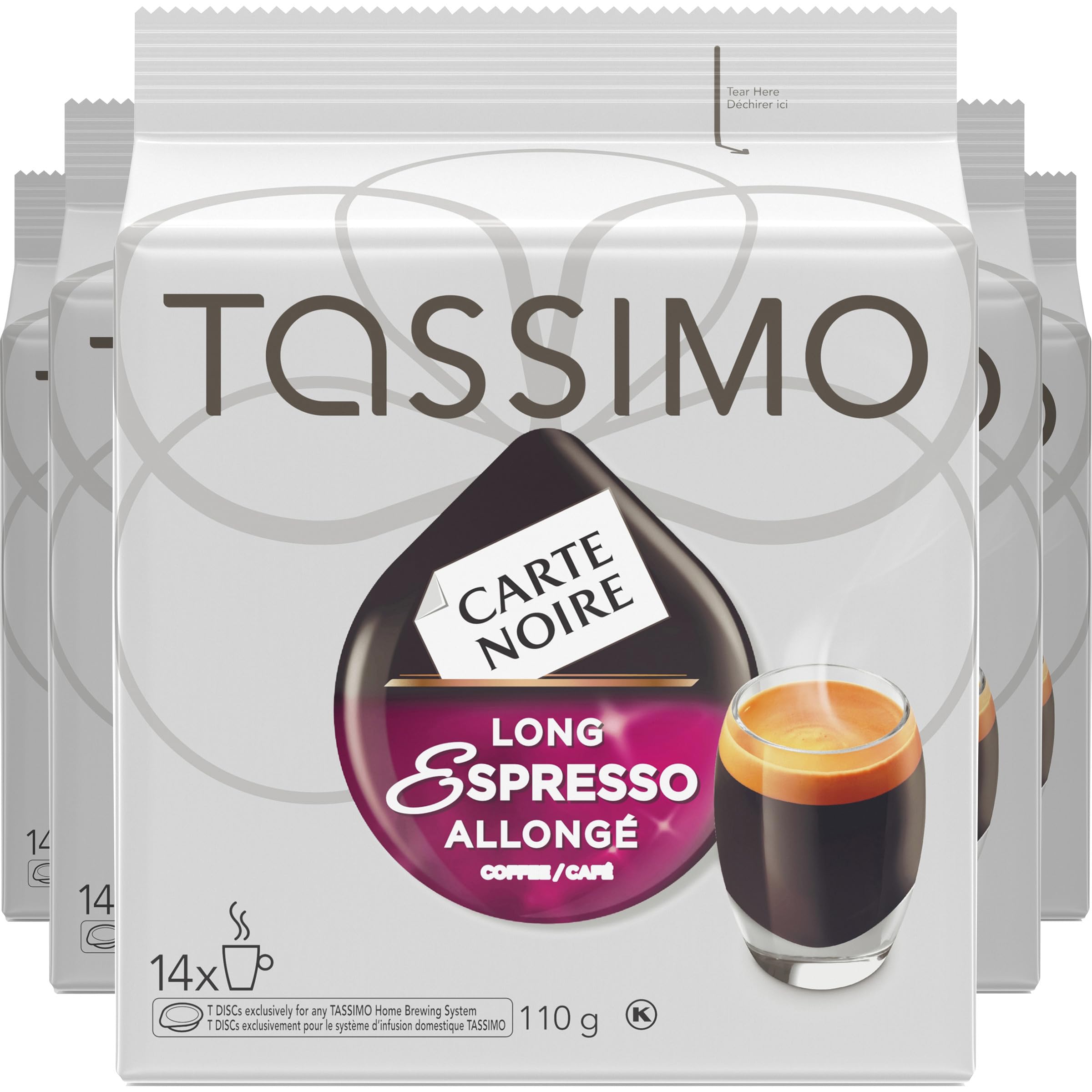 Tassimo Carte Noire Long Espresso Single Serve T-Discs, 14 ct. Box 🍁 All In One Marketplace Canada