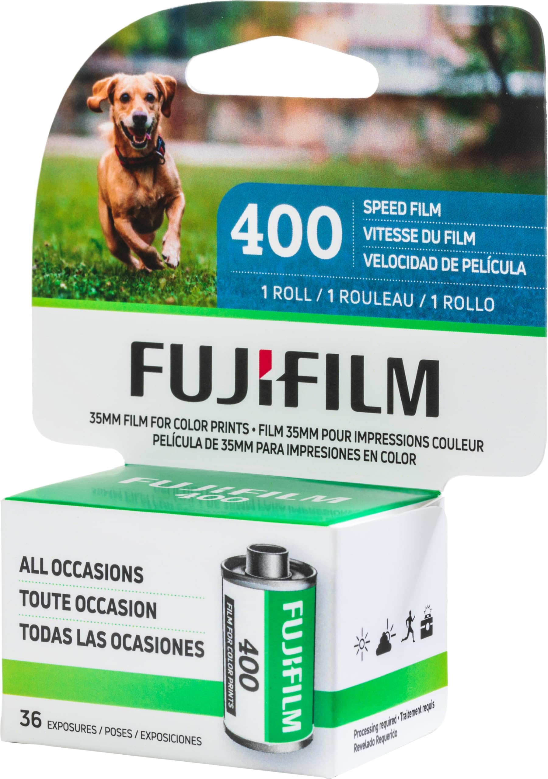 FUJIFILM 600022184 ISO 400 36EX1CD 36-Exposure Color Negative Film for 35mm Cameras (Single Roll) 🍁 All In One Marketplace Canada