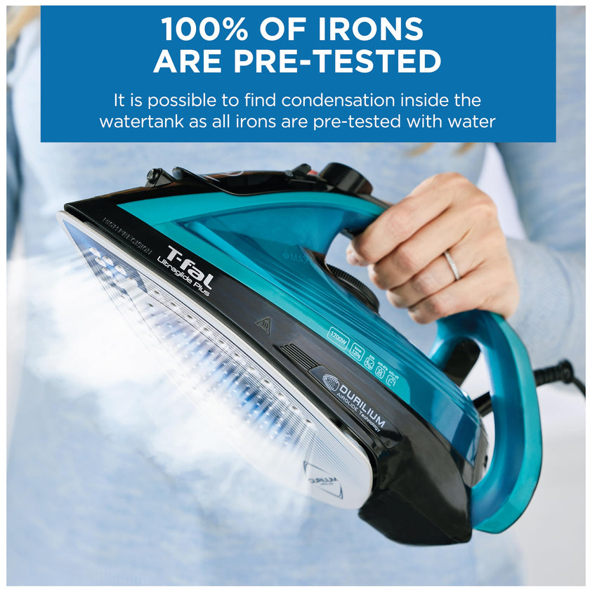 T-Fal Ultraglide Steam Iron for Clothes Durilium Soleplate, Precision Tip, Anti-Drip, Auto-Off 1800 Watts Ironing, Steaming 🍁 All In One Marketplace Canada