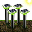 Solar-Powered Animal Ground Stakes 4 Pack, Waterproof Outdoor Yard Protector Accessories for Lawn, Yard and Garden (Green) 🍁 All In One Marketplace Canada