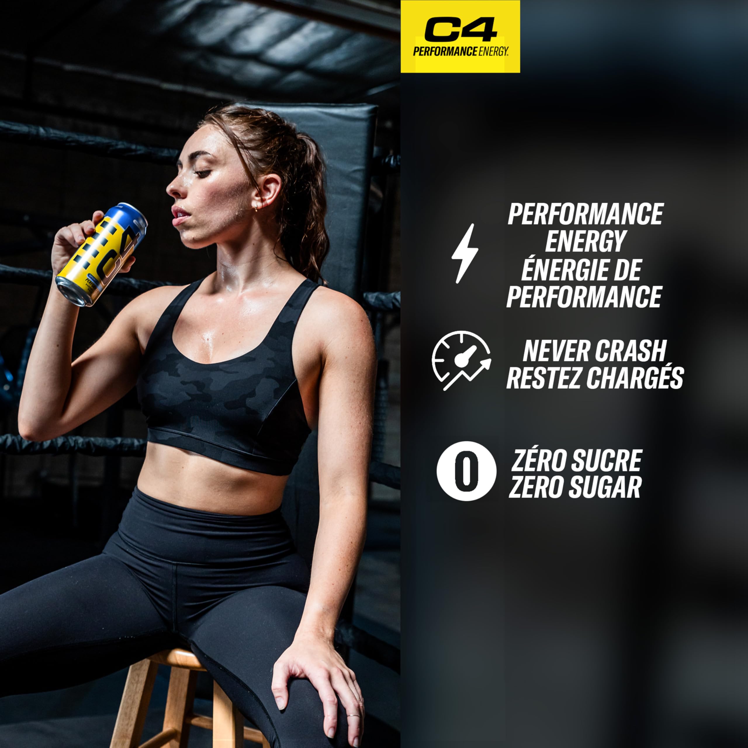 Cellucor C4 Performance Energy Drink, Frozen Bombsicle, Carbonated Sugar Free Drink with no Artificial Colours or Dyes, 473mL, 12 count 🍁 All In One Marketplace Canada