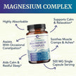 Magnesium Citrate Complex | 500MG | High Absorption Formula | Calm, Relaxation & Digestion Support Supplement with Elemental Magnesium Oxide | Made in Canada, Soy-Free | 60 Ct (2-Month Supply) 🍁 All In One Marketplace Canada