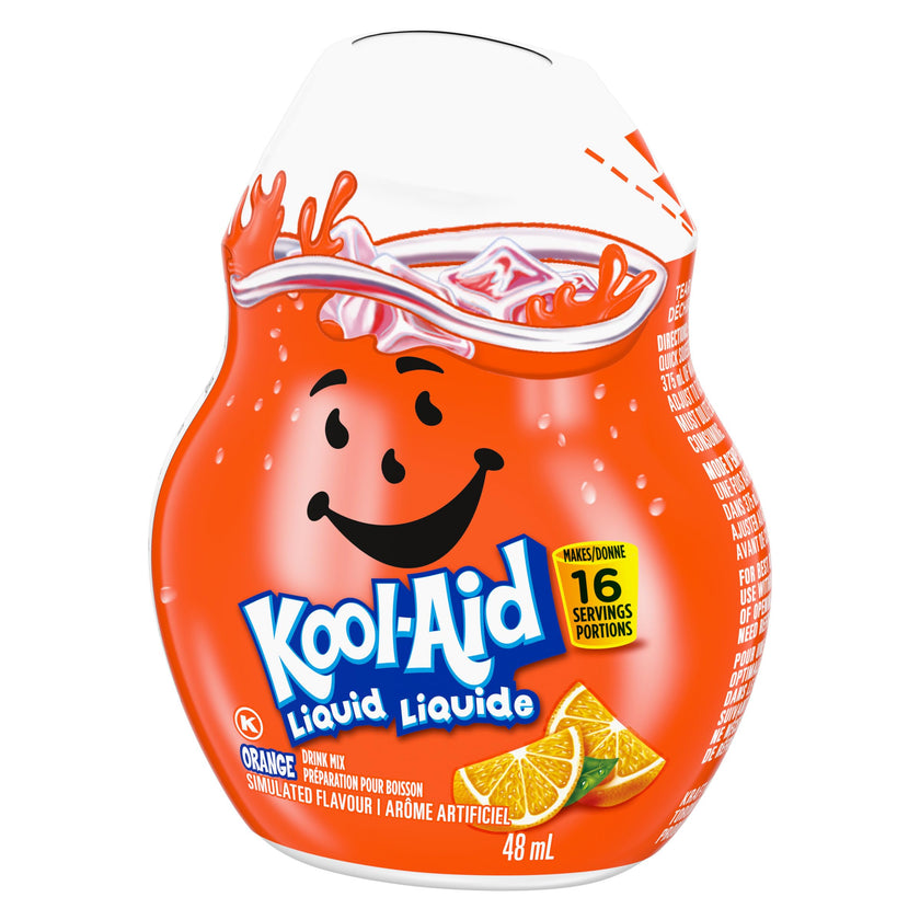 Kool-Aid Orange Liquid Drink Mix, 48 mL Bottle (Pack of 12) 🍁 All In One Marketplace Canada