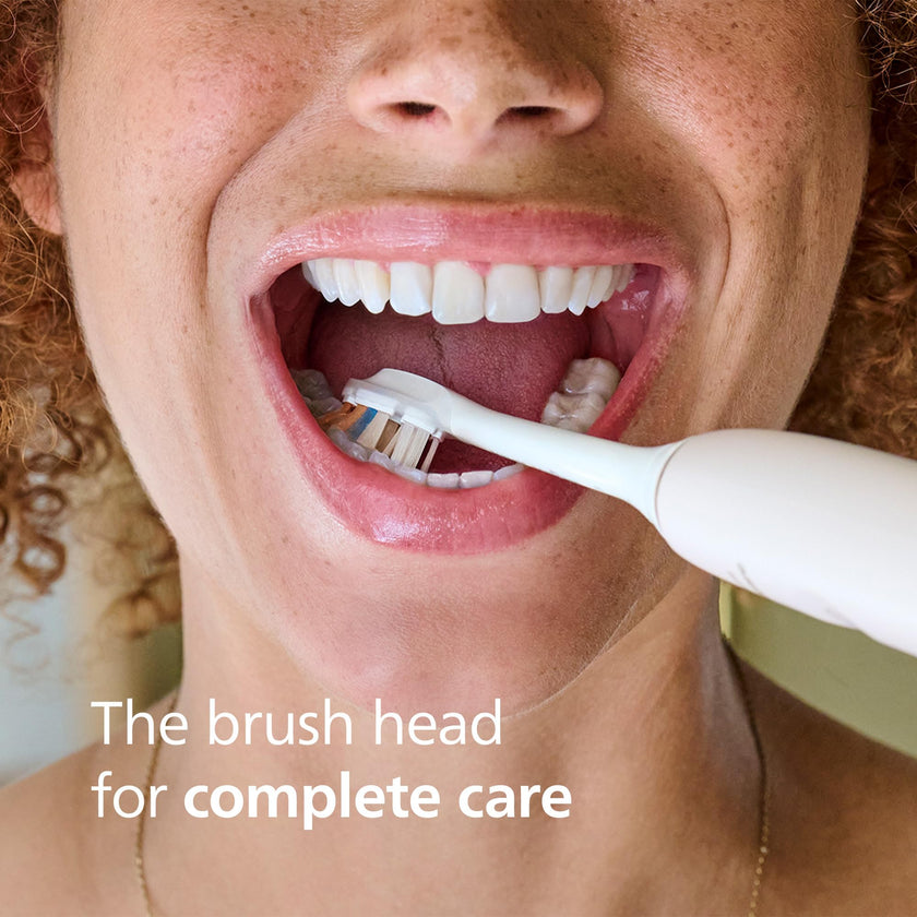 Philips Sonicare A3 All-in-One Genuine Replacement Electric Toothbrush Heads, 4 Pack One Year Supply, For effective whitening, plaque removal and better gum health, White, HX9094/65 🍁 All In One Marketplace Canada