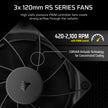 CORSAIR Nautilus 360 RS Liquid CPU Cooler – 360mm AIO – Low-Noise – Direct Motherboard Connection – Daisy-Chain – Intel LGA 1851/1700, AMD AM5/AM4 – 3X RS120 Fans Included – Black 🍁 All In One Marketplace Canada