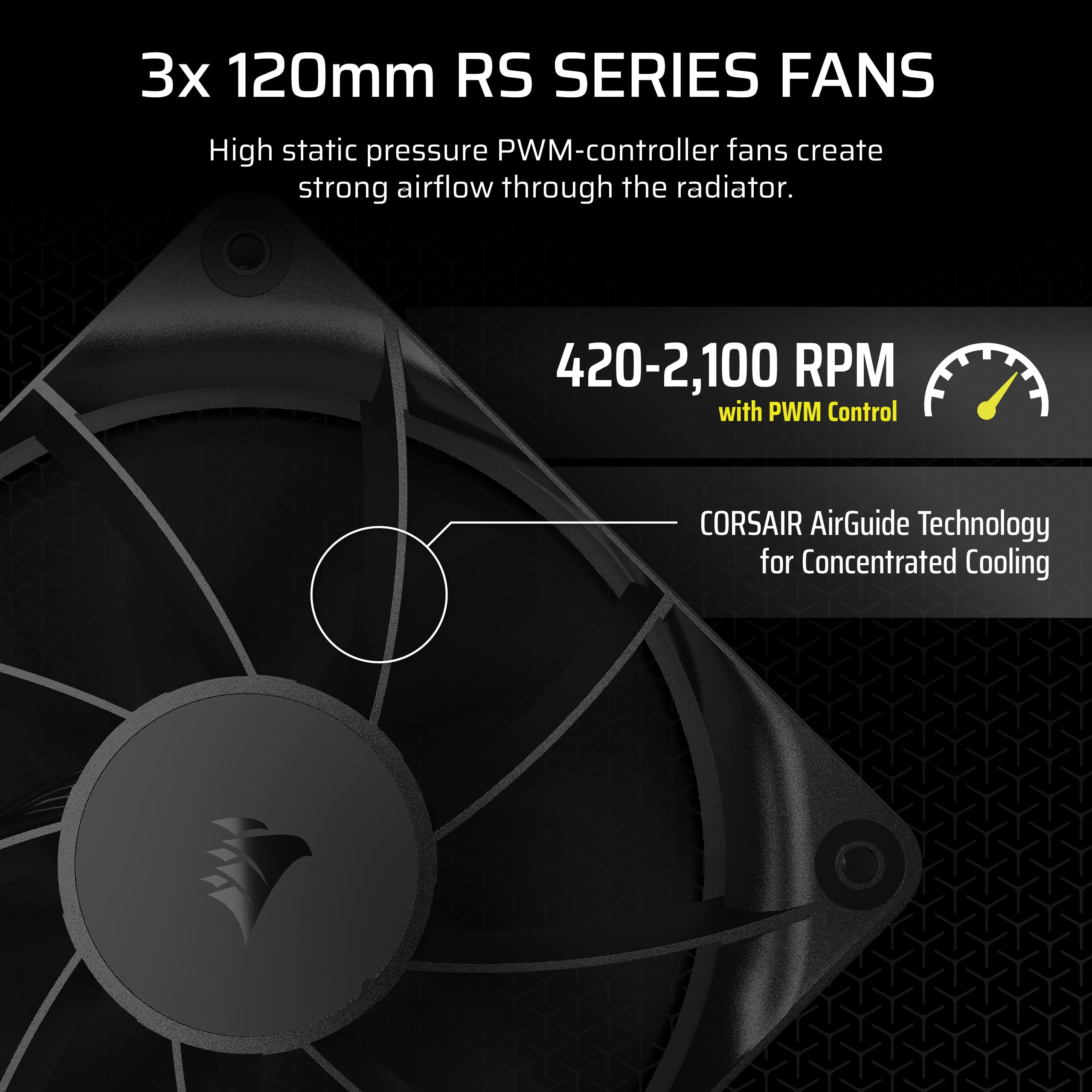 CORSAIR Nautilus 360 RS Liquid CPU Cooler – 360mm AIO – Low-Noise – Direct Motherboard Connection – Daisy-Chain – Intel LGA 1851/1700, AMD AM5/AM4 – 3X RS120 Fans Included – Black 🍁 All In One Marketplace Canada