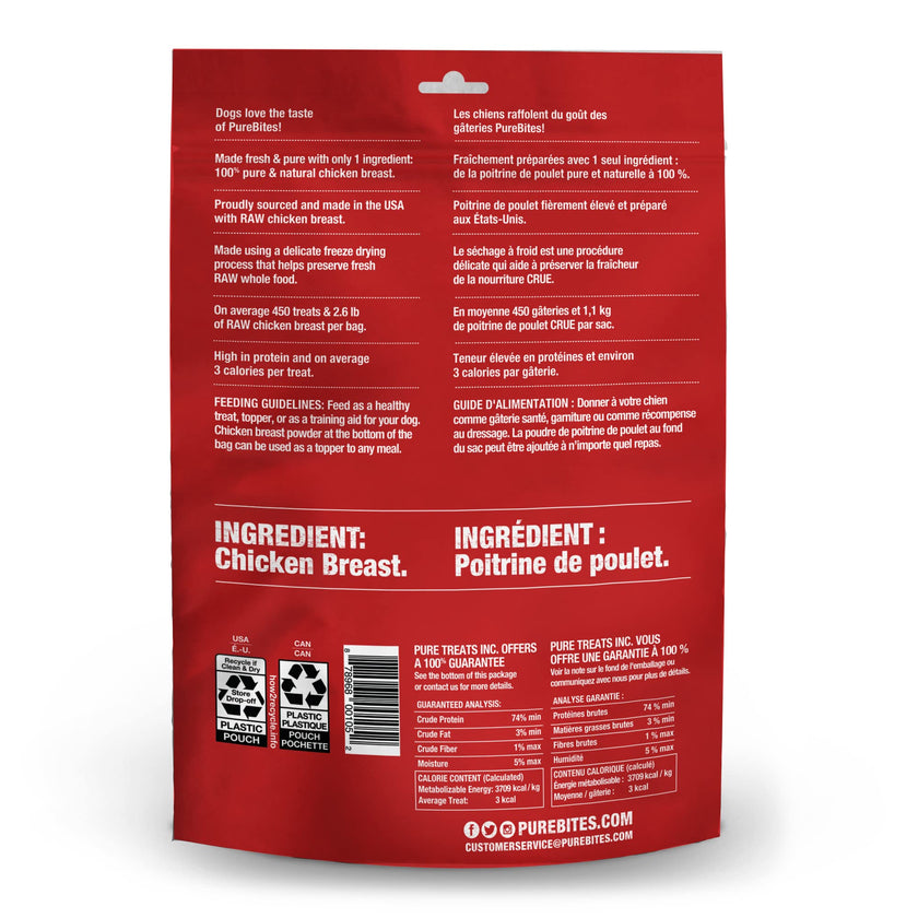 Purebites Chicken Breast for Dogs, 11.6Oz / 330G - Super Value Size(Packaging May Vary),330 g (Pack of 1) 🍁 All In One Marketplace Canada