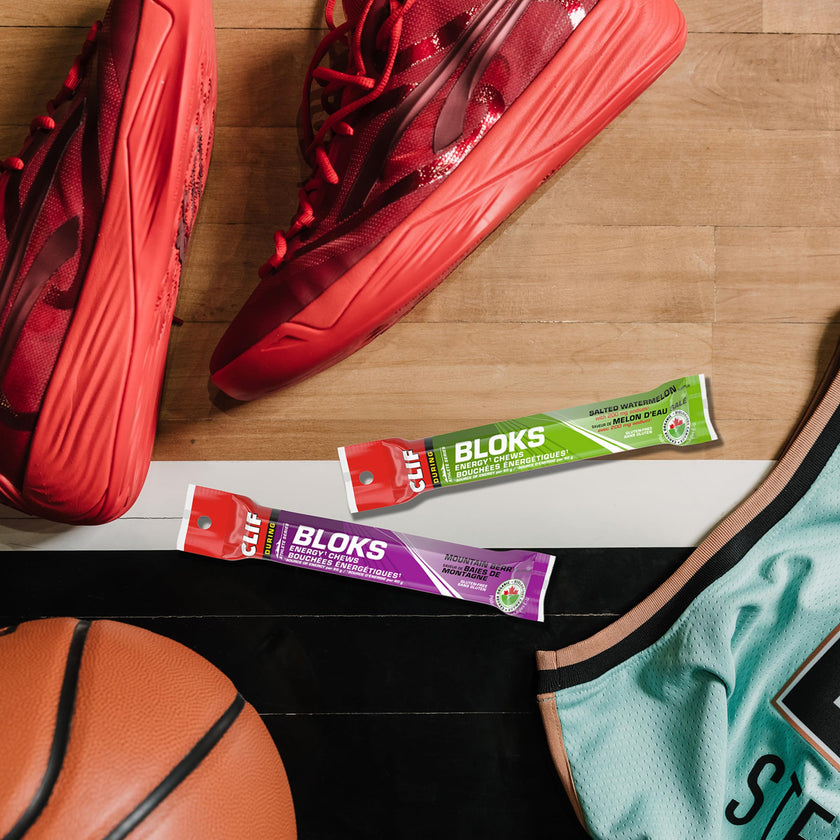 CLIF BLOKS Energy Chews, Salted Watermelon flavour, Gluten Free, Organic, No Artificial Flavours, 60 g (Pack of 18) 🍁 All In One Marketplace Canada