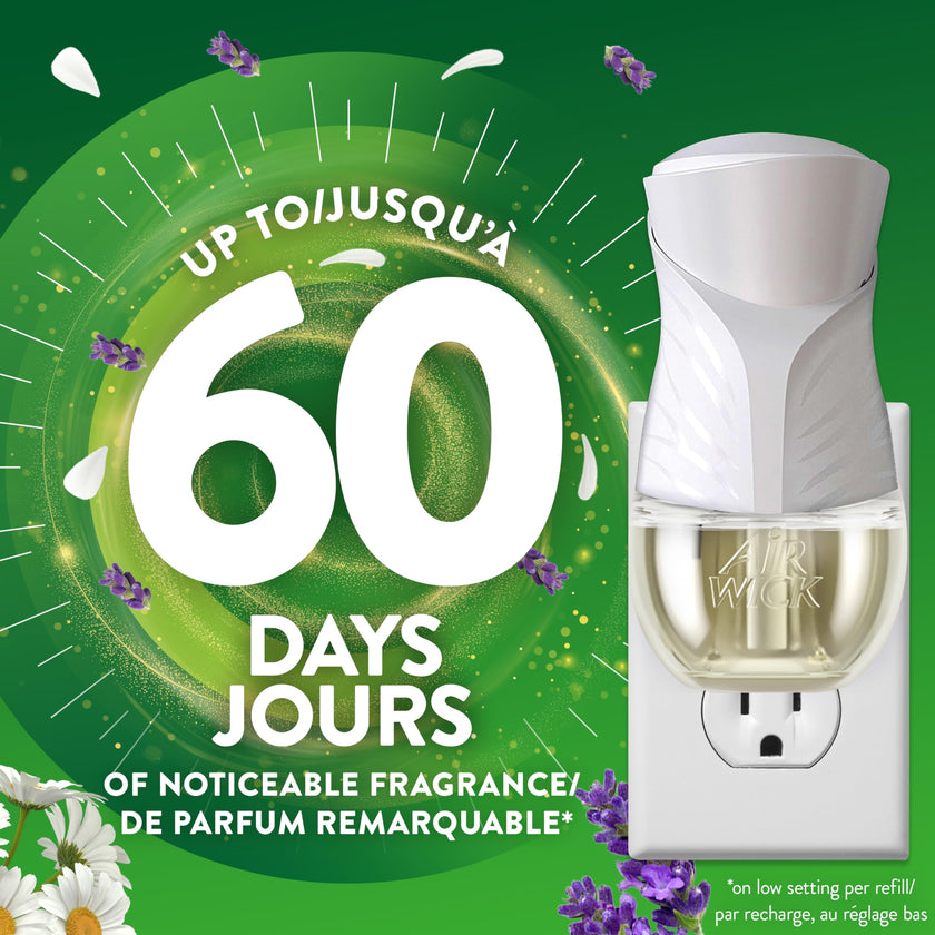 Air Wick Plug in Scented Oil Refills, Lavender and Chamomile, Eco Friendly, Essential Oils, Air Freshener, 0.67 Fl Oz (Pack of 10) 🍁 All In One Marketplace Canada