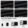 Joydeco Blackout Curtains 63 Inchs Long 52 Wide Black Out Curtains 2 Panels, Thermal Insulated Long Curtain& Drapes, Room Darkening Grommet Drapes for Living Bedroom Window (W52 x L63 Inch, Black) 🍁 All In One Marketplace Canada