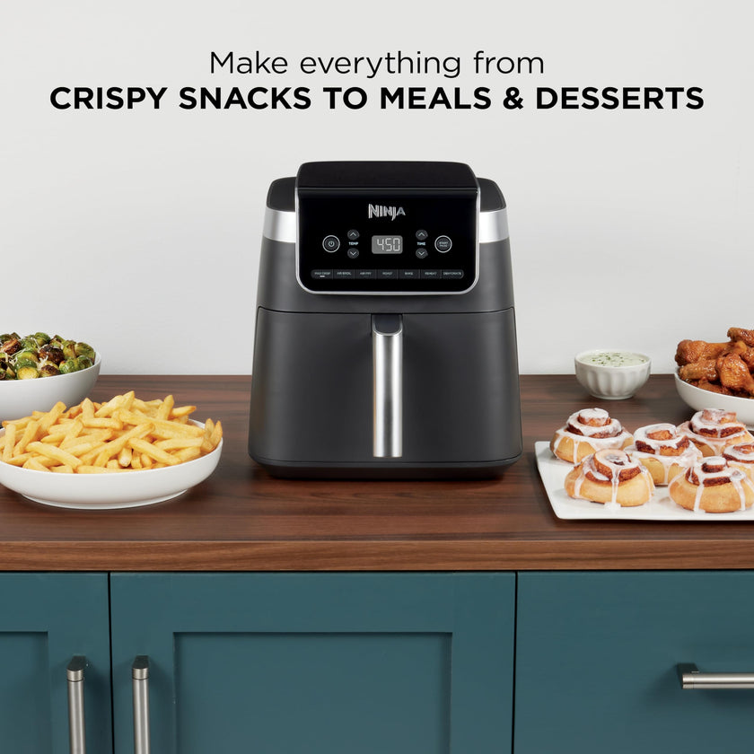 Ninja Air Fryer Pro XL 7-in-1, Max Crisp Tech, 450F for Hotter, Crispy Results, 6.5 QT Capacity, Max Crisp, Broil, Air Fry, Roast, Bake, Reheat, Dehydrate, Space Saving, AF182AMZC (Canadian Version) 🍁 All In One Marketplace Canada