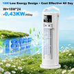 Portable Air Conditioners, 120 °rotating tower fan, portable AC for 3 wind speeds,Storm mode, 8H timing, Evaporative Air Cooler with remote control,750ML water tank, spray,cooling fan for home - white 🍁 All In One Marketplace Canada
