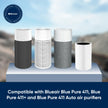 Blueair Blue Pure 411 Genuine Replacement Filter, Particle and Activated Carbon, Fits Blue Pure 411, 411+, 411 Auto & MINI Air Purifiers, White (F411PACF102174) 🍁 All In One Marketplace Canada