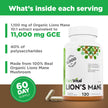 PlantVital Lions Mane - Made in Canada - Max Potency 11,000mg (10:1 Extract) - Organic Lion’s Mane Mushroom Supplements with 40% Polysaccharides - Supports Immune Health and Antioxidants -120 Capsules 🍁 All In One Marketplace Canada