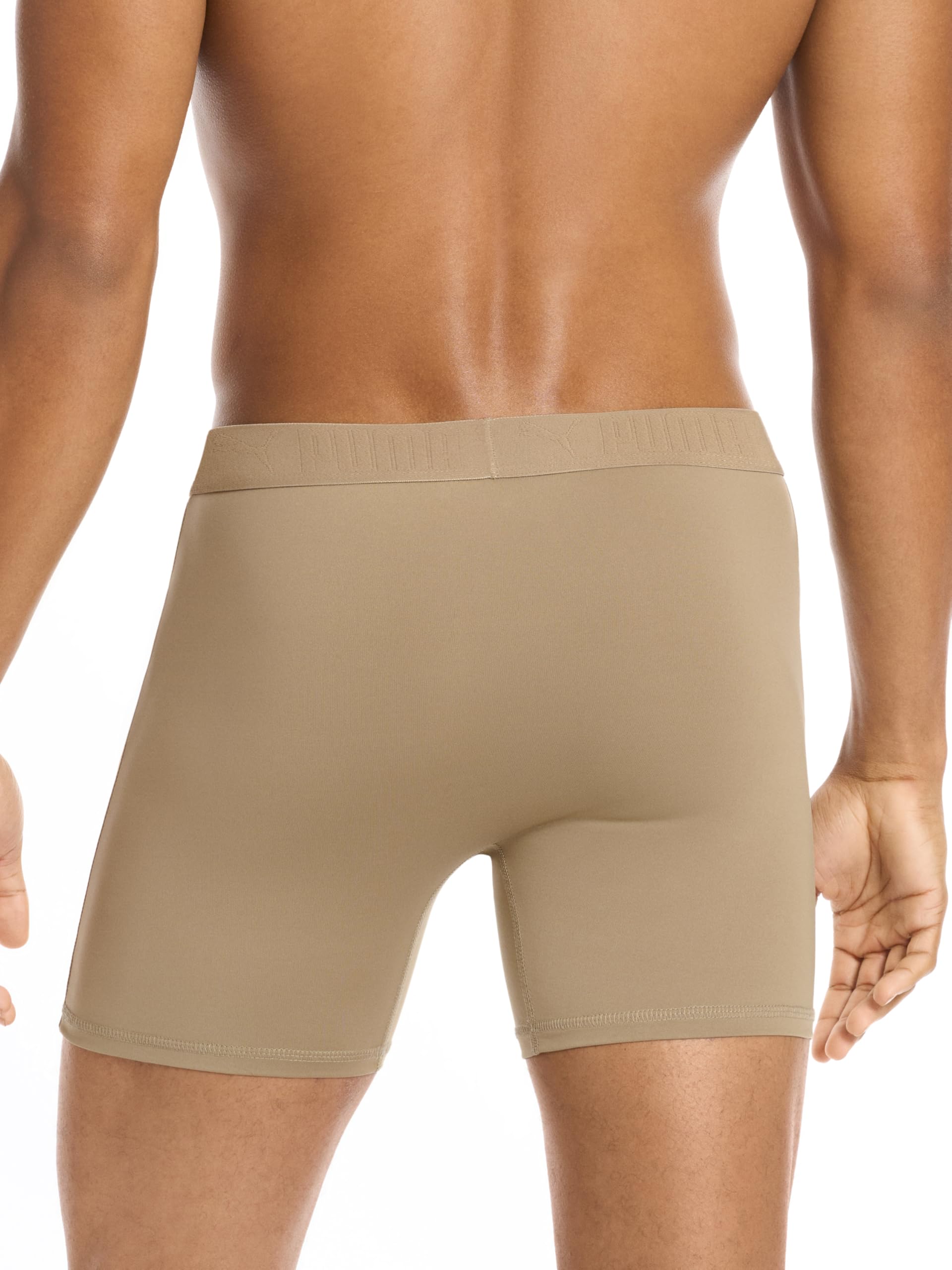 Puma Men's Boxer Briefs, Olive/Blue/Black, L 🍁 All In One Marketplace Canada