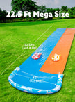 JOYIN 22.5ft Water Slides and 2 Bodyboards, Lawn Slide Summer Slip Waterslides Toy with Build in Sprinkler for Backyard Outdoor Water Fun for Kids 🍁 All In One Marketplace Canada