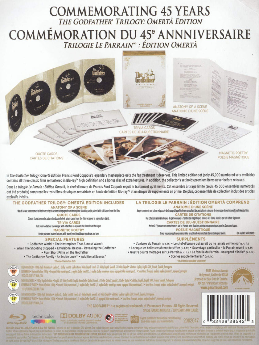 The Godfather Collection - Blu-Ray (Used)