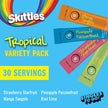 Skittles Singles To Go Tropical Flavors Variety Pack, Powdered Drink Mix, Includes 4 Flavors, Strawberry Starfruit, Mango Tangelo, Kiwi Lime, Pineapple Passionfruit, 1 Box (30 Single Servings) 🍁 All In One Marketplace Canada
