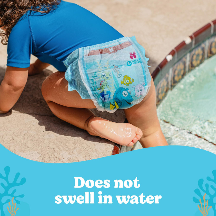 HUGGIES Disposable Swim Diapers - Size 4 Medium, Huggies Little Swimmers, 36 ct 🍁 All In One Marketplace Canada