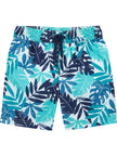 Simple Joys by Carter's Boys' Toddler 2-Piece Swimsuit Trunk and Rash guard, Navy Tropical, 3T 🍁 All In One Marketplace Canada