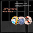 【2026】Trading Card Binder 9 Pocket, Hockey Card Binder with Sleeves Anti-open Strap Waterproof 20-Page 360 Game Cards Binder Holder Gift for Baseball/Soccer/Basketball/Football Cards Collector 🍁 All In One Marketplace Canada