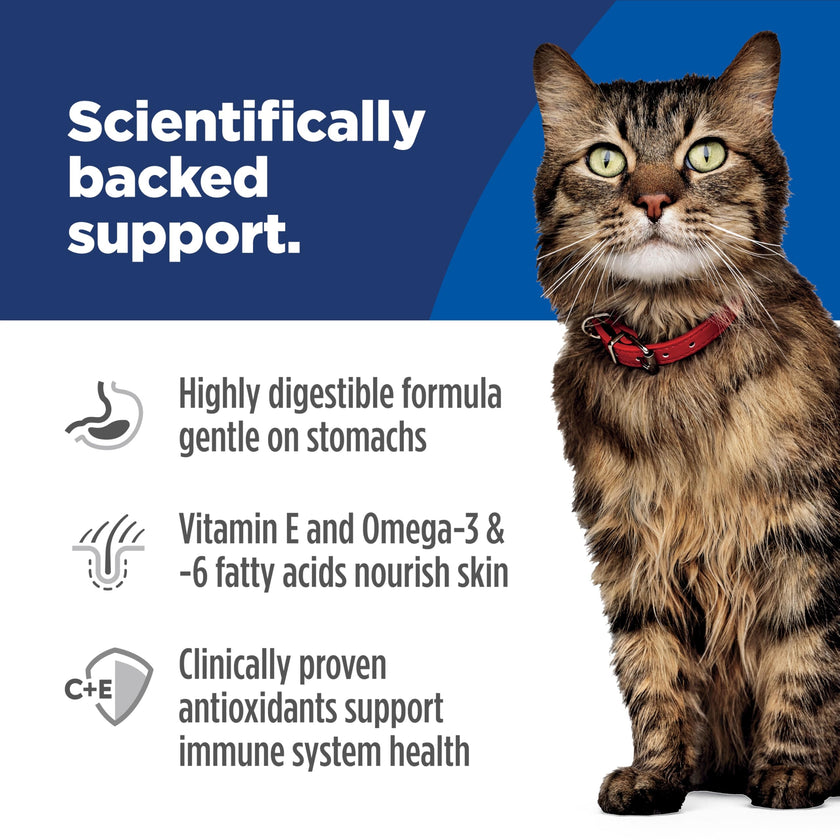 Hill's Science Diet Adult Sensitive Stomach & Skin Chicken & Rice Recipe Dry Cat Food 3.17 kg Bag 🍁 All In One Marketplace Canada