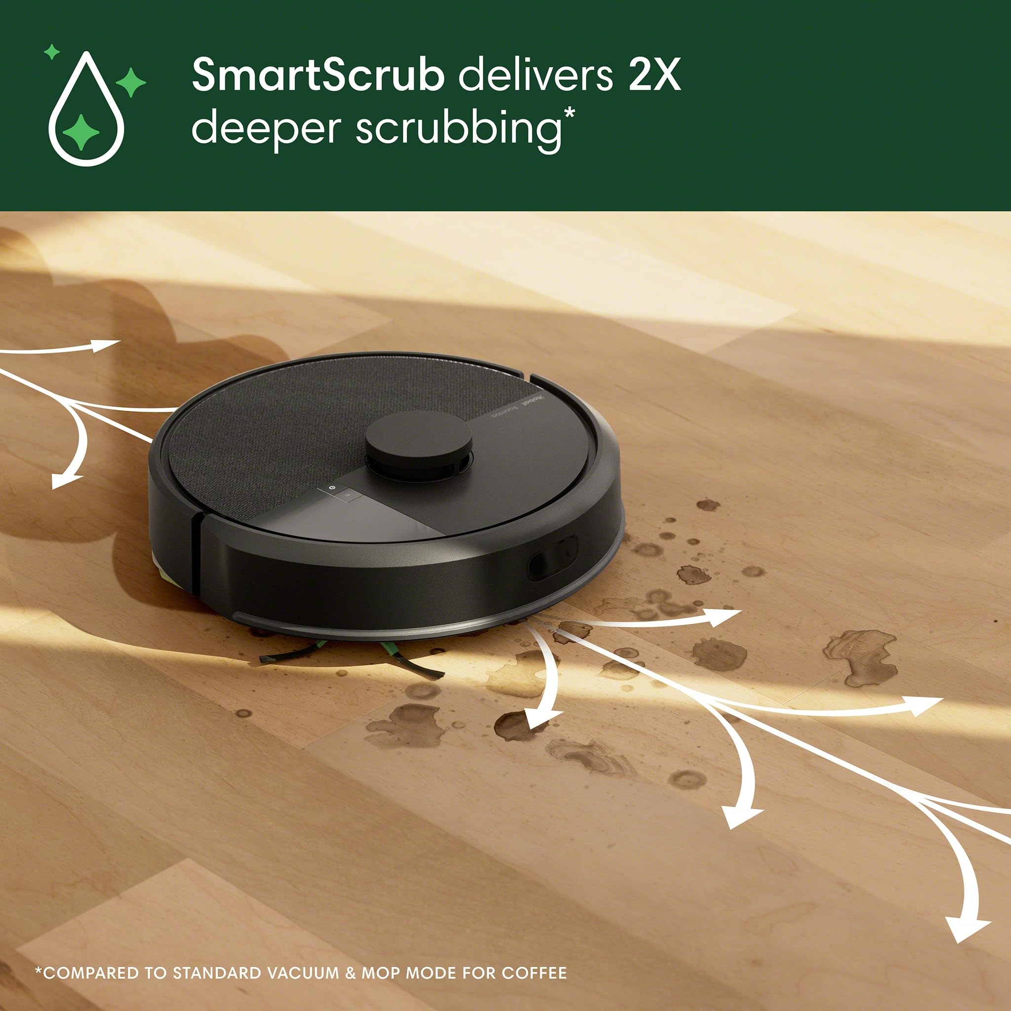 iRobot Roomba 105X Robot Vacuum & Mop Combo, AutoEmpty Dock, Self‑Emptying for Up to 75 Days, 70× Power‑Lifting Suction, Smart LiDAR Mapping, App & Voice Control, Ideal for Homes with Pets & Kids 🍁 All In One Marketplace Canada