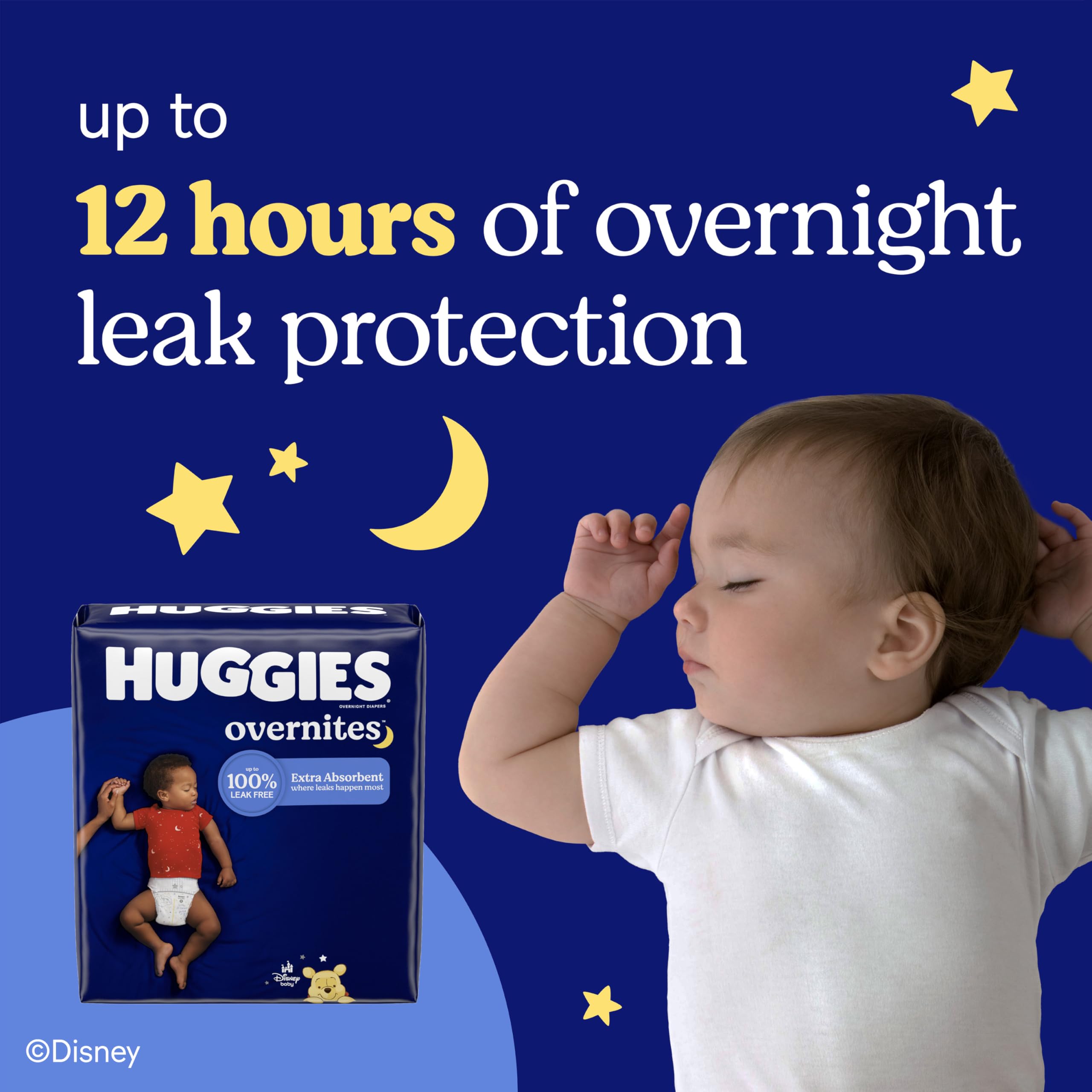 Huggies Overnites Size 7 Overnight Diapers (41+ lbs), 36 Ct 🍁 All In One Marketplace Canada