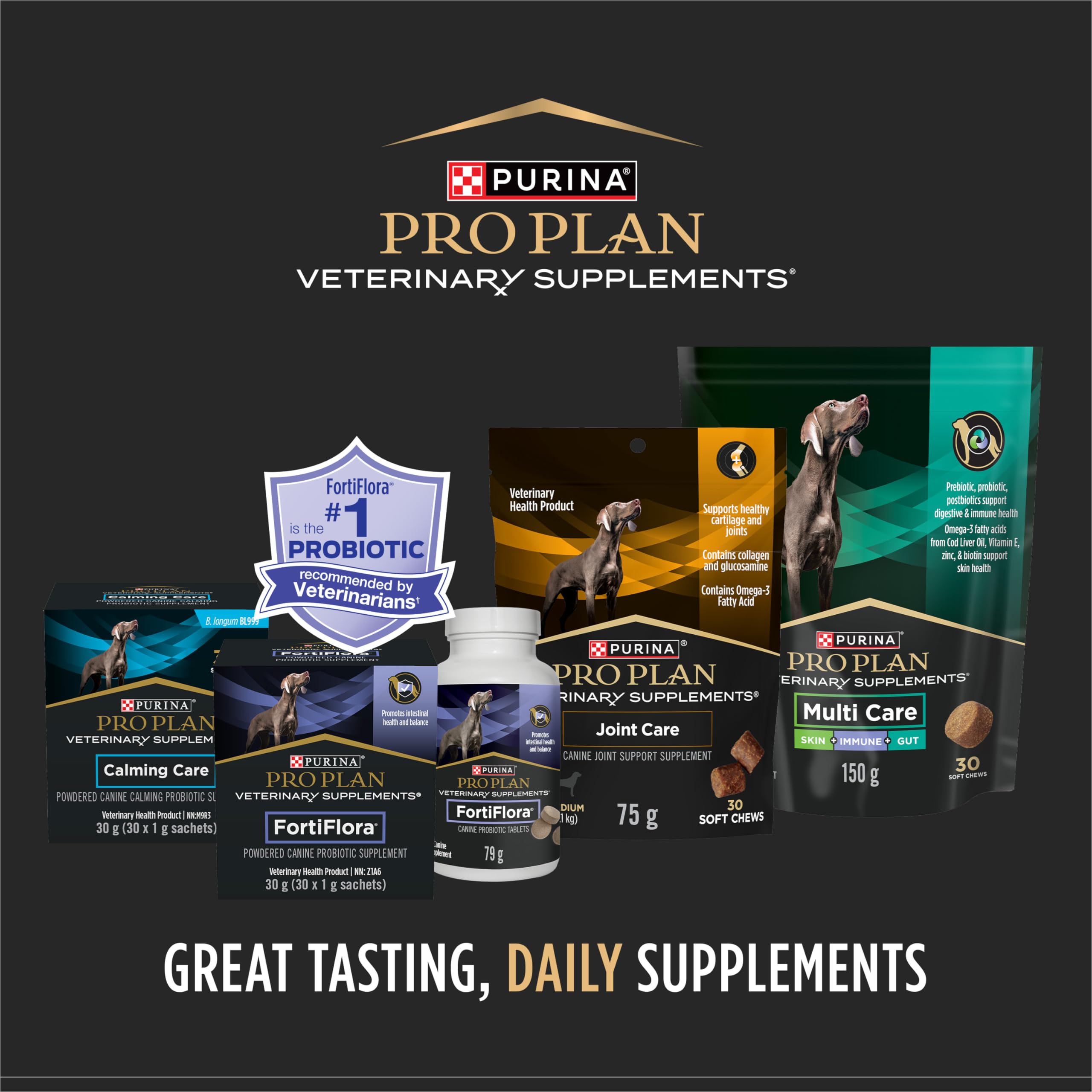 Purina Pro Plan Veterinary Supplements Fortiflora Powdered Dog Probiotics - 30 g sachets (Pack of 30) 🍁 All In One Marketplace Canada