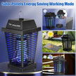 PALONE Bug Zapper with 4500V, USB-C and Solar Panel Dual Charging, Waterproof Bug Zapper with 7.5W Solar Charging Panel, Suitable for Camping Outdoor 🍁 All In One Marketplace Canada