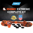Camco 21012 RhinoEXTREME 20ft RV Sewer Hose Kit | Includes Swivel Fitting and Translucent Elbow with 4-in-1 Dump Station Fitting | Storage Caps Included 🍁 All In One Marketplace Canada