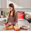 Rubbermaid TakeAlongs Food Storage Containers, 52 Piece Plastic Container Set, Dishwasher and Microwave Safe Meal Prep, Snack, and Lunch Container, BPA Free, Ruby Red 🍁 All In One Marketplace Canada